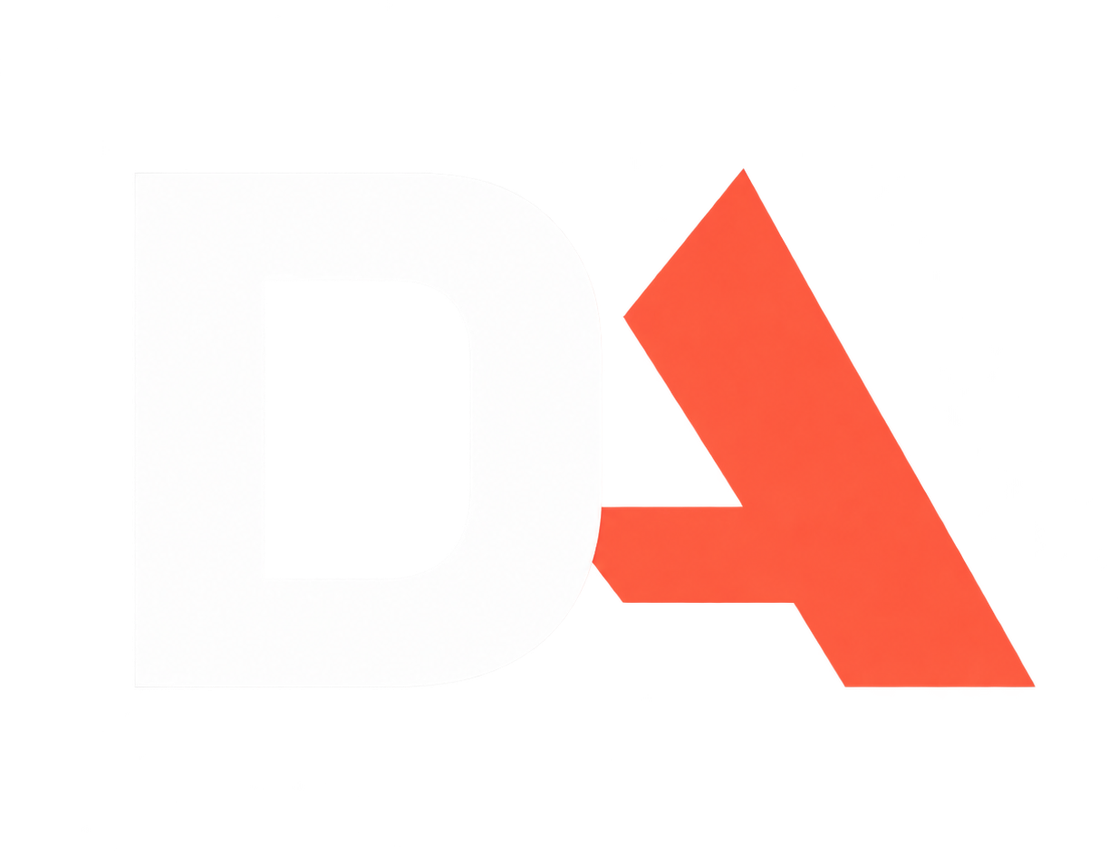 DA Construction Inc. logo mark